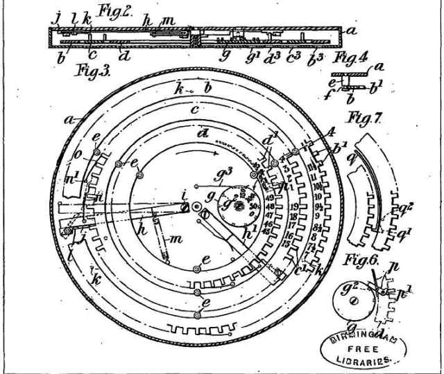 BriCal British Patent 12088A Figure 2 - 4 and 6 - 7 H Dickinson